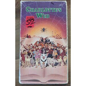 Charlotte's Web VHS 1993 1973 McDonald's Release Video Tape Animated Collectible